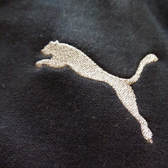 PUMA BRAND MENS BLACK LONG SLEEVE TRACK JACKET WITH FULL ZIPPER (L) NEW WITH TAG - Picture 4 of 11